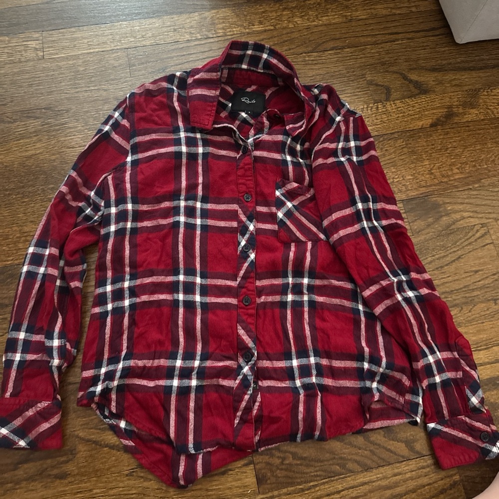 Rails Red and Black Plaid Shirt